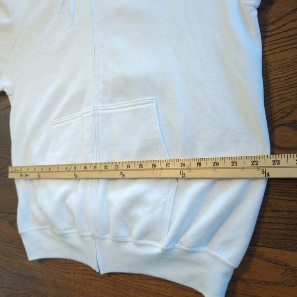 Hard Rock Hotel & Casino Biloxi white zip Hoodie size L Queen of Hearts Graphic - Picture 12 of 16